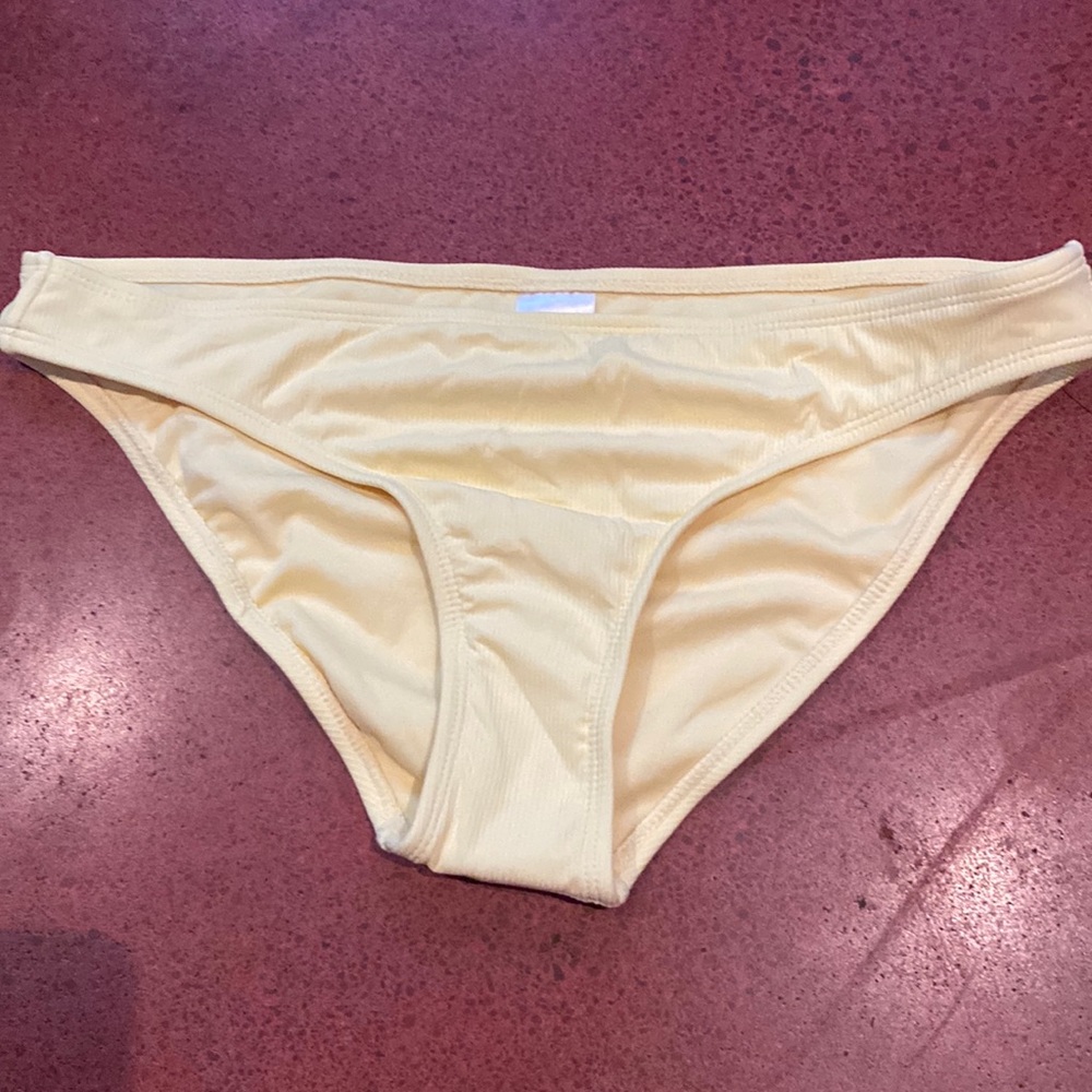 Target light yellow bikini bottoms size large